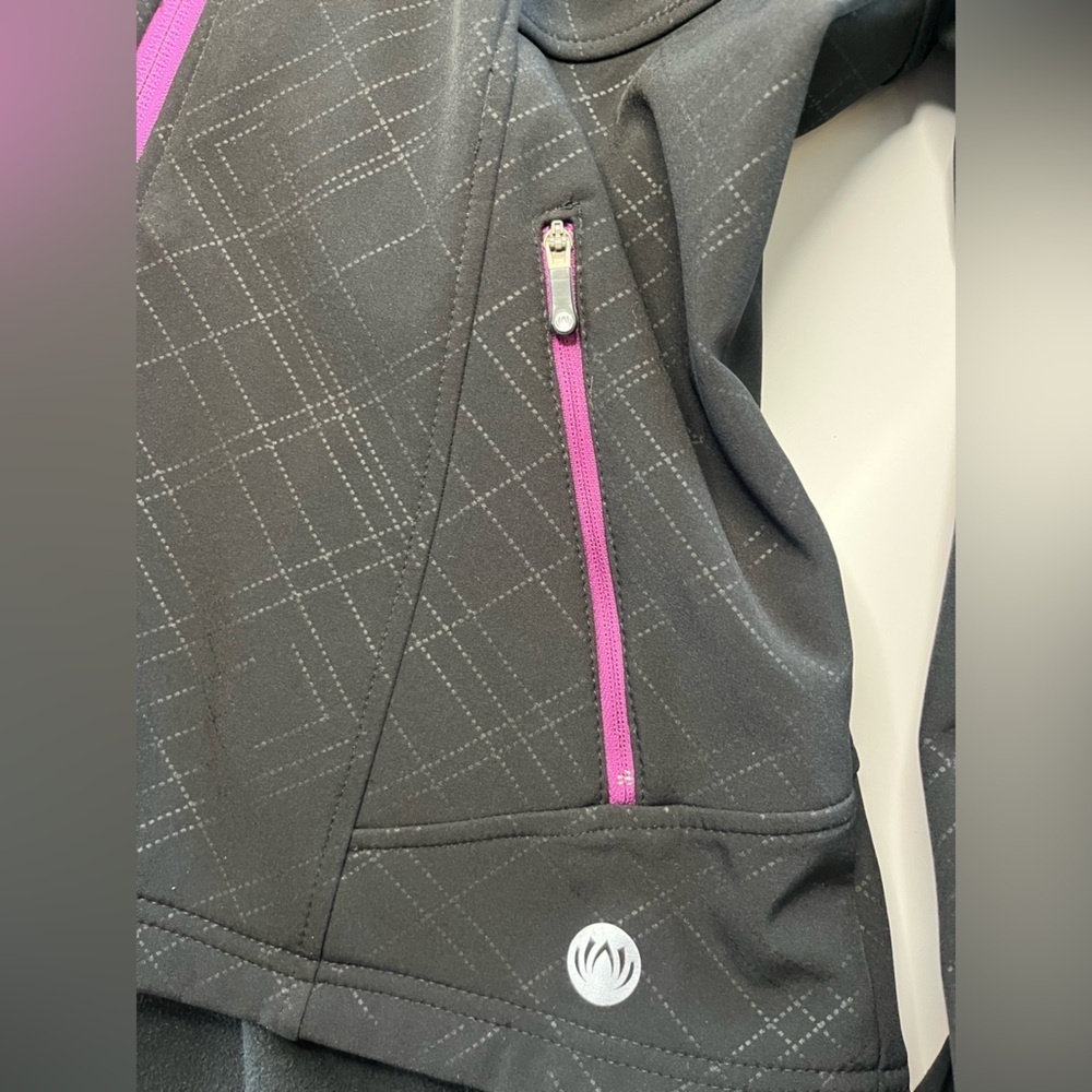 Black Jacket with Purple Accents - Picture 7 of 8